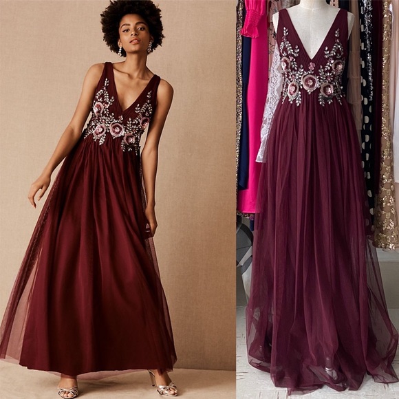 BHLDN Dresses & Skirts - BHLDN Isabel Embellished Dress